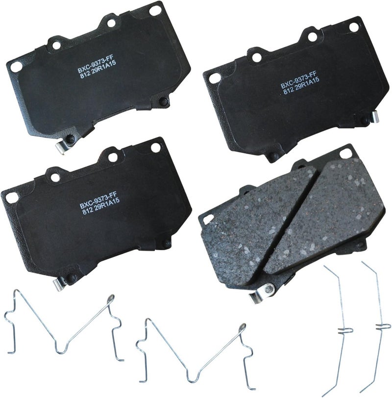 Bendix Premium SBC812 Ceramic Front Brake Pads for Toyota Sequoia 2007-2001, Tundra 2003-2000 - Image 1